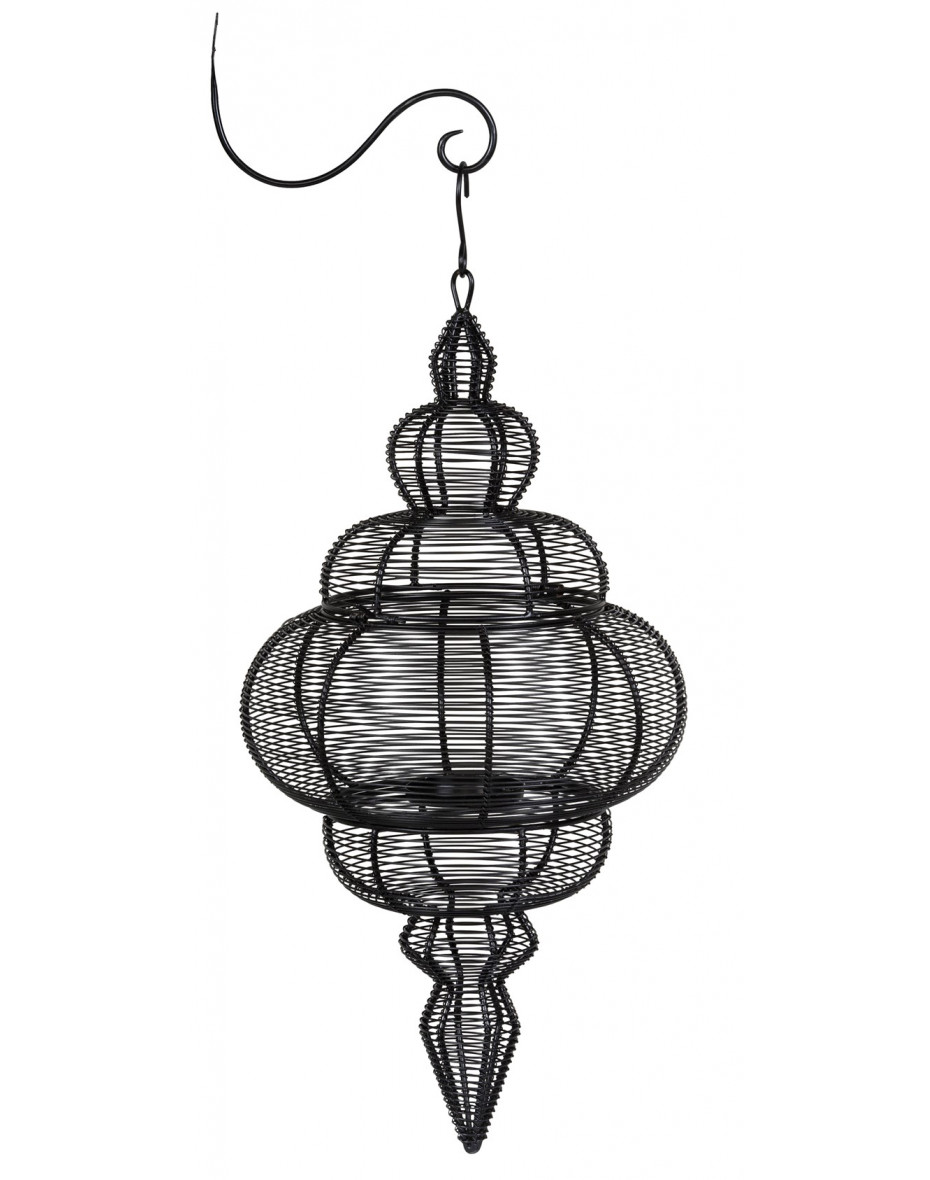 Orientálny závesný lampáš Yasmina L- exotika 56 cm